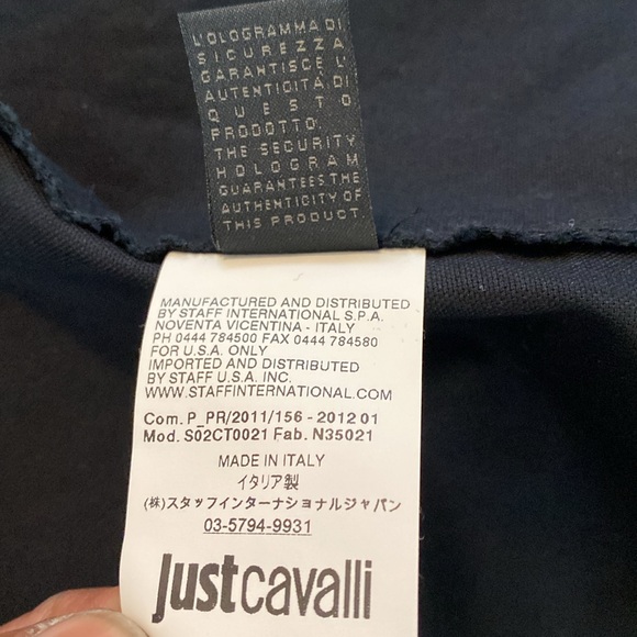 Just Cavalli Bustier Mini Dress, Size 44/US 8 - Picture 16 of 17